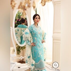 Blue (firoza) Pakistani Designer Formals